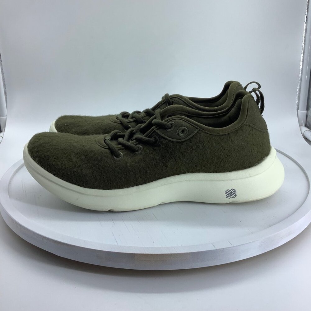 FLX Excel Sneaker Training Shoes Women Sz 7 Green Dynamic Wool Blend Running - Picture 2 of 6